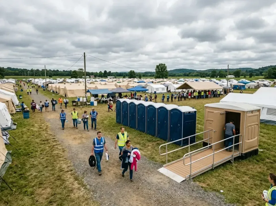 disaster-relief-camp-restrooms-010 — frequently asked questions, Dumpster & Portable Bathrooms Rental in South Hill, VA